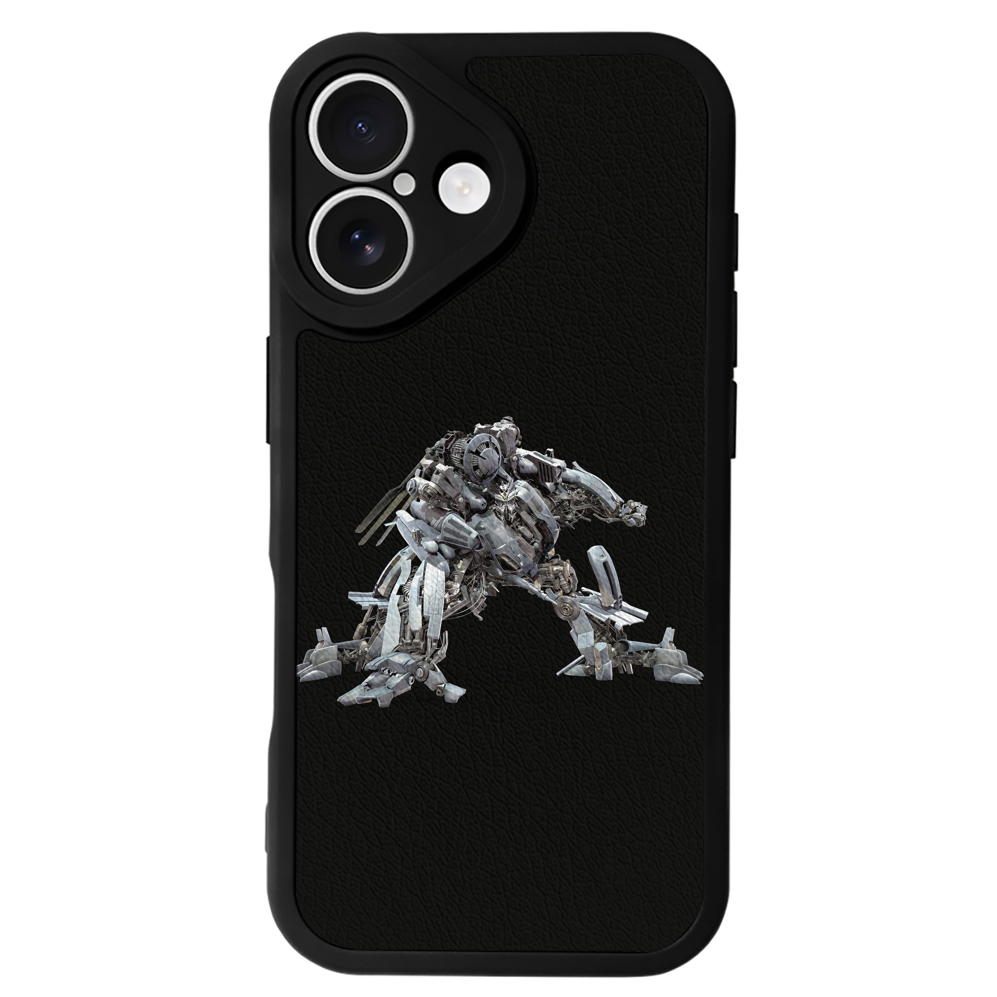 （画像用） Transformers トランスフォーマー 【iPhone 16シリーズ対応】シリコンスマホケース（レザー調） 材質：シリコン